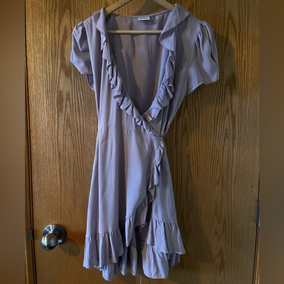 RUFFLE WRAP DRESS -SUNDAY BEST - Picture 4 of 7